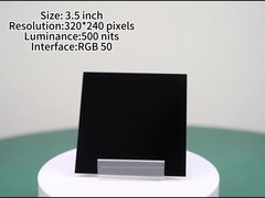 3.45 inci Custom Capacitive Touch Panel Resolusi 800*480 piksel Luminansi 500 nits Kecerahan tinggi